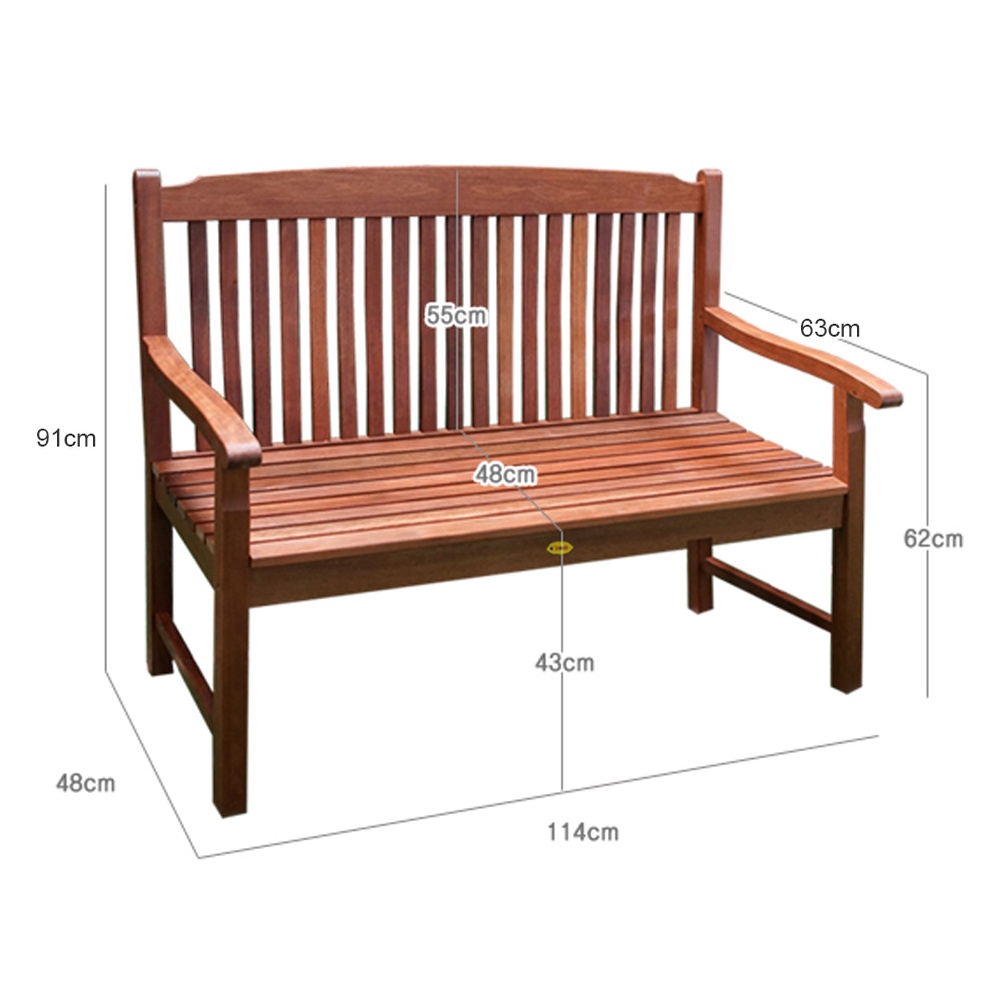 Ghế băng Teluk IBIE gỗ dầu