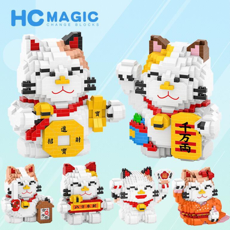 Lego mini HC magic 5016-5021 Mèo may mắn NLG0081 - sausau