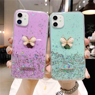 Ốp lưng iphone nhũ gắn ong sang chảnh