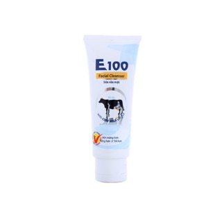Sữa rửa mặt E100 Sữa bò tươi Dưỡng trắng 50ml