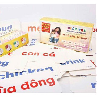 Bộ Từ Vựng Glenn Doman (100 thẻ Từ Đơn và 20 Thẻ Từ Ghép) (SP001288 )