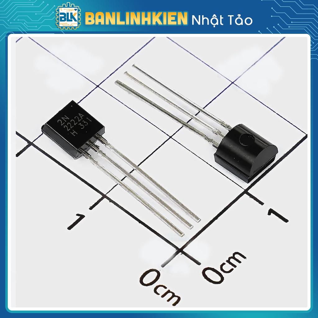 Bộ 5 2N2222 TO92 TRANS NPN 0.6A 40V (DIP)