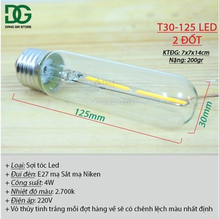 [LOẠI 1] Bóng đèn Edison Led chia đốt