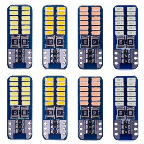 Bóng Đèn Led Mini Kevanly T10 W5W 4014 24 Smd Cho Xe Hơi