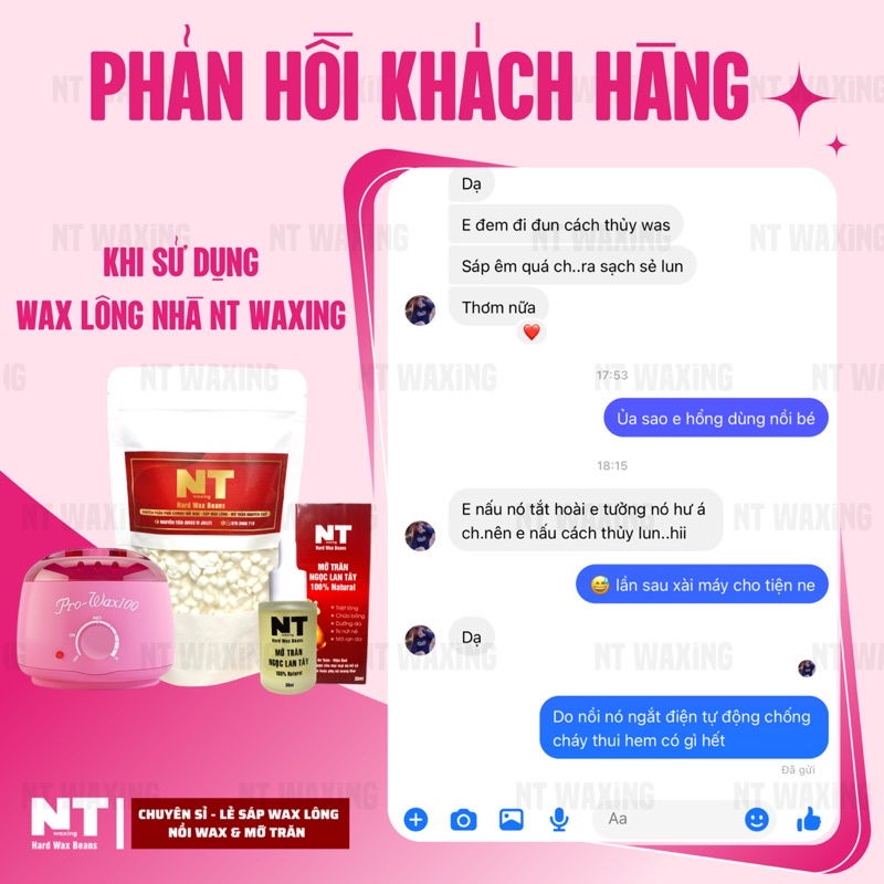 Combo triệt lông nồi nấu sáp wax lông SILICONE CHỐNG DÍNH ,100g sáp wax lông,mỡ trăn triệt lông,wax lông tay,chân,nách