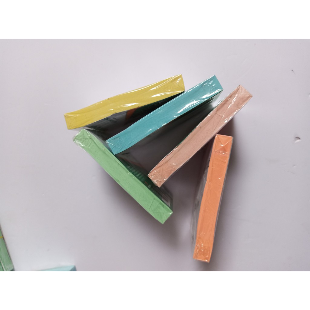 Giấy note 5 màu paster các size