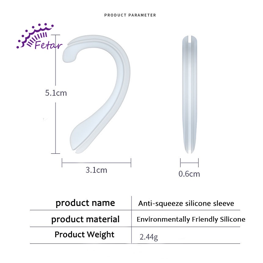 1 Cặp Dây Đeo Khẩu Trang 5 Tặng 1 Bằng Silicone Mềm Chống Trượt