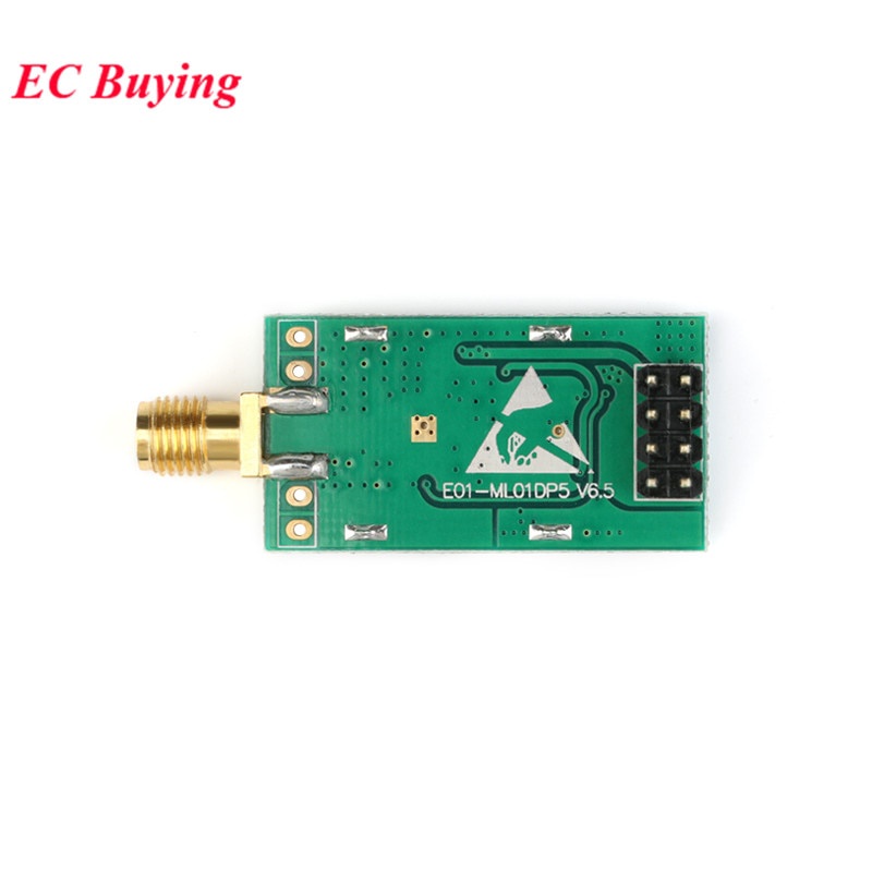 Mô Đun Thu Phát Không Dây NRF24L01 E01-ML01DP5 Ebyte 20dBm Phạm Vi 2100m SPI NRF24L01 + PA + LNA 2.4GHz RF20210822