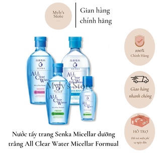 Nước tẩy trang Senka Micellar dưỡng trắng All Clear Water Micellar Formual - mylysstoredn