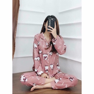 Bộ pizama kate thái