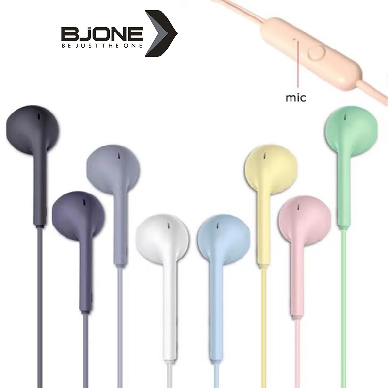 Tai nghe nhét tai BJONE U19 cổng 3.5mm có micro âm thanh nổi sống động cho oppo vivo