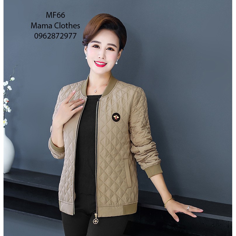 áo khoác phao nữ trung niên, áo khoác cho nữ trung tuổi