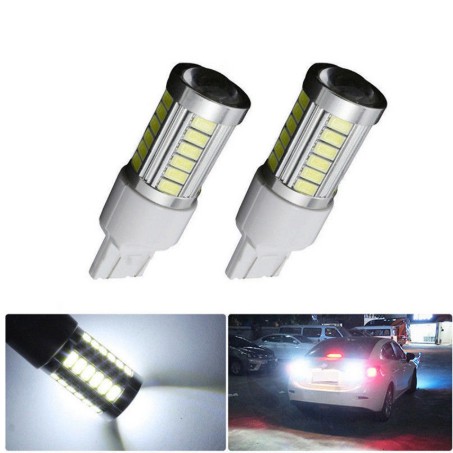 Đèn LED phanh thắng chân T20 7443 7440 5630 lùi hậu đuôi cho xe hơi ô tô Mazda 2 3 cx5 6 cx8 cx9 Ford Ranger SH