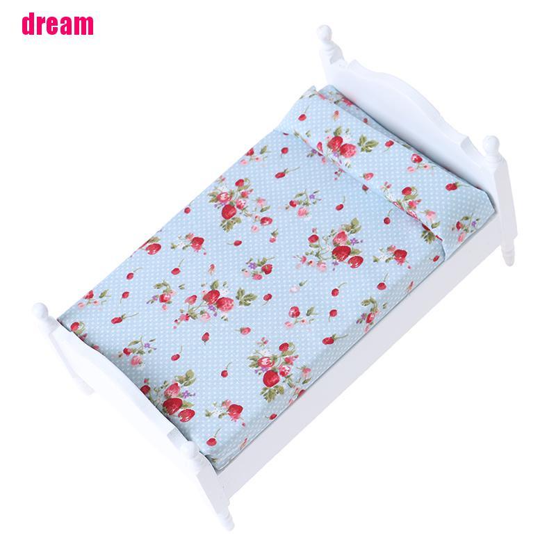 Mô Hình Giường Ngủ Nhỏ Trang Trí Nhà Búp Bê