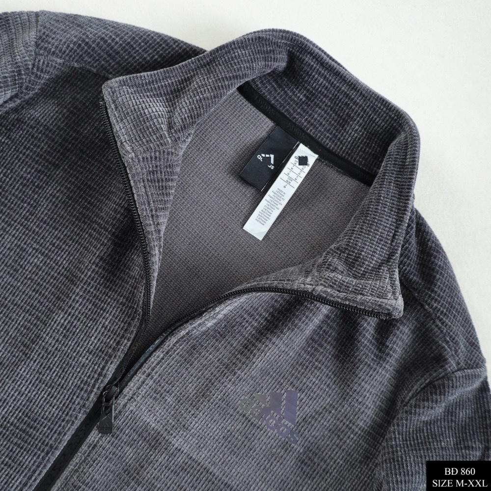 Bộ thể thao nam thu đông kéo khóa cao cấp chất nỉ nhung xịn mã 860 bộ nỉ nam thu đông adidas
