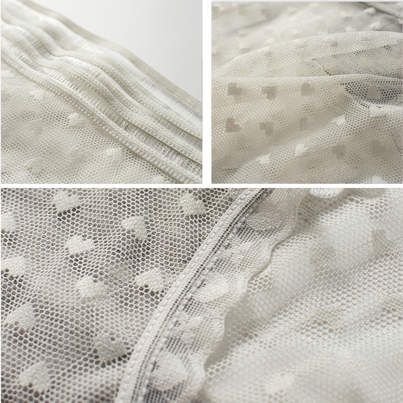 Quần Lót Nữ HOAMOCO , Quần Lót Ren Sexy Viền Chun Lưới Thiết Kế Họa Tiết Trái Tim Gợi Cảm Quyến Rũ - R21