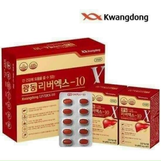 [Hàng Chính Hãng ] Viên Uống Bổ Gan Kwangdong LiverX-10 Hàn Quốc, Hộp 120 Viên, Giúp Hạ Men Gan Và Bảo Vệ Sức Khoẻ Gan