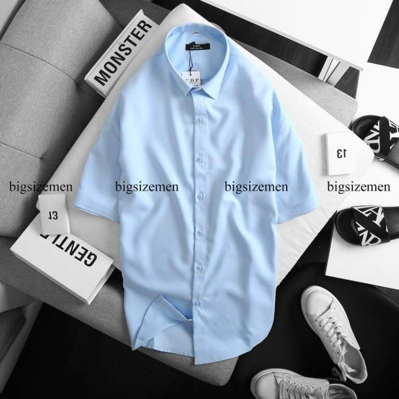 [bigsize <130kg] Áo sơ mi nam tay ngắn bigsize | BigBuy360 - bigbuy360.vn