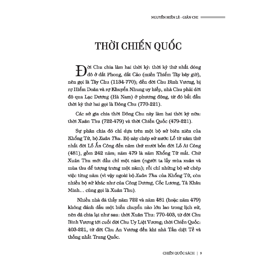 Sách - Chiến Quốc Sách - Nguyễn Hiến Lê