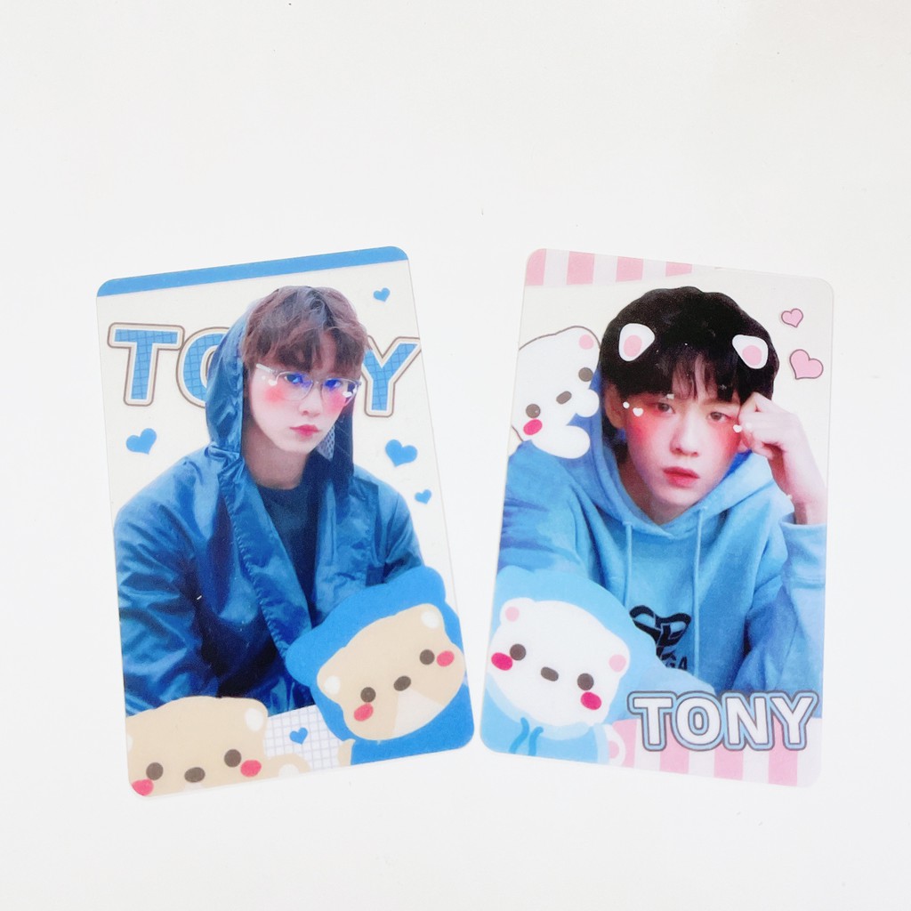Card nhựa trong Tony Dư Cảnh Thiên - Thanh xuân có bạn 3