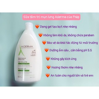 Sữa tắm mụn lưng  Aderma  (500ml)