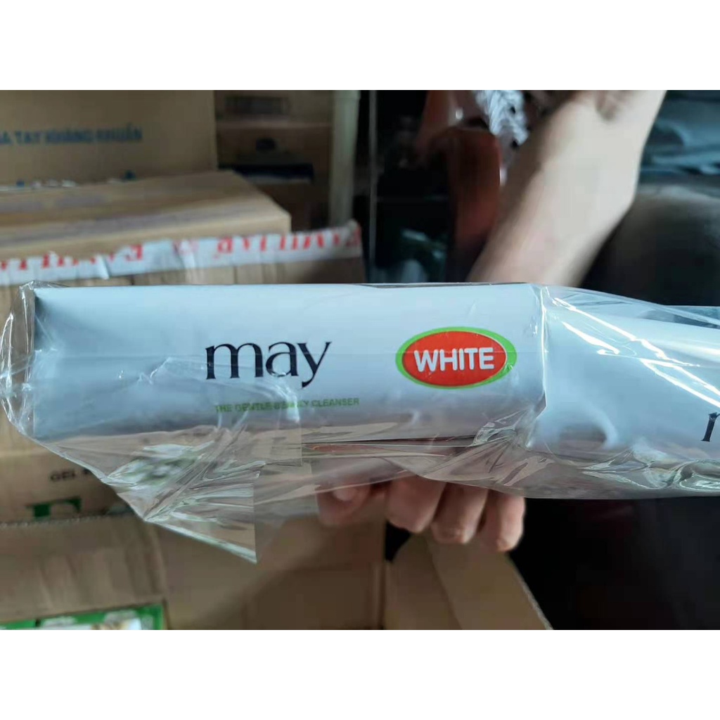 Xà Bông Cục May Sọc Vàng + Sọc Đỏ  130g