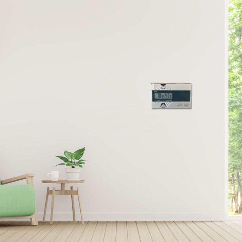 Máy Đo Nhiệt Độ Và Độ Ẩm Mini Kỹ Thuật Số Cho Xe Hơi