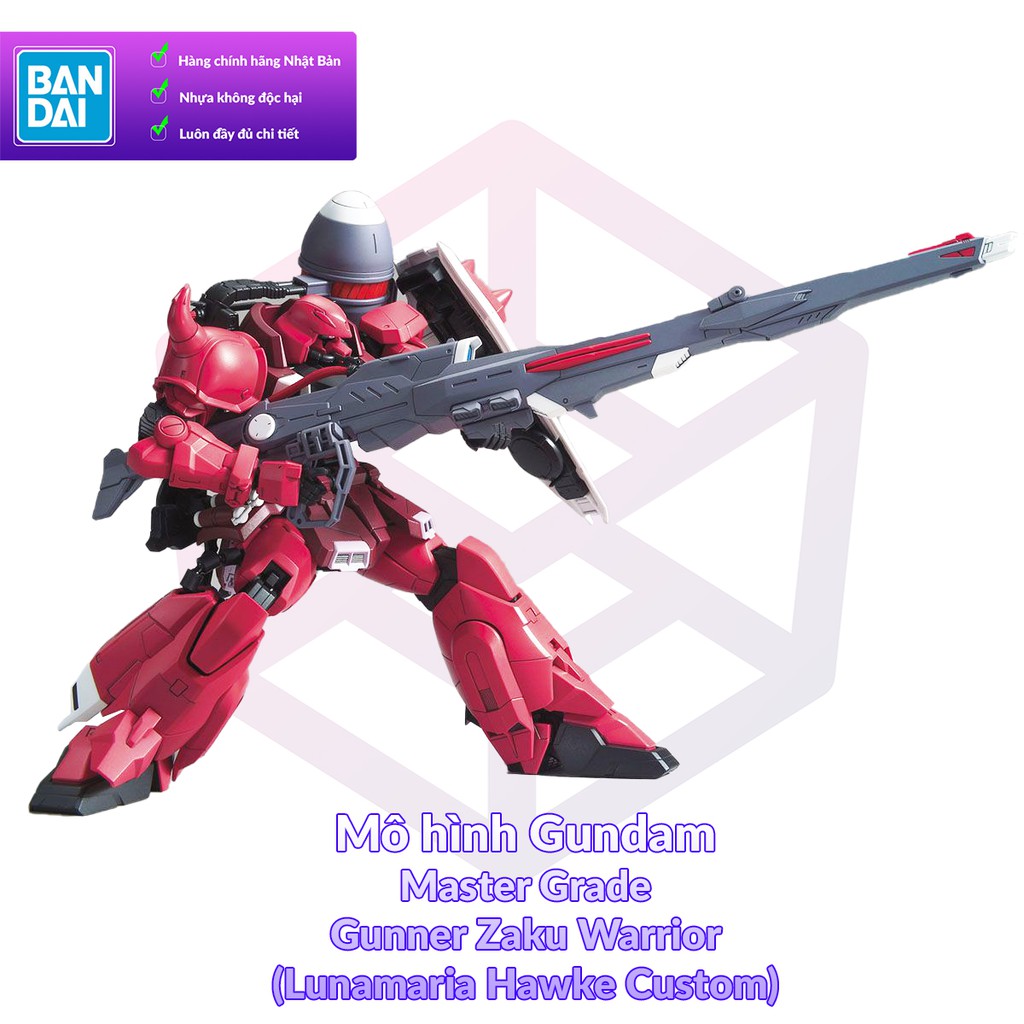 Mô Hình Gundam Bandai MG Gunner Zaku Warrior (Lunamaria Hawke Custom) 1/100 Gundam SEED [GDB] [BMG]