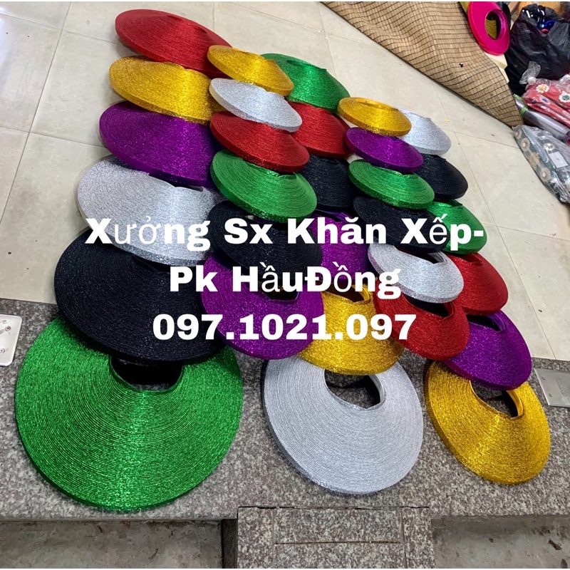 Khăn Xếp,Khăn Mấn,Khăn Đóng Chất liệu vải kim tuyến 25 đến 70 vòng. Hàng đẹp chắc chắn giá cả cạnh tranh