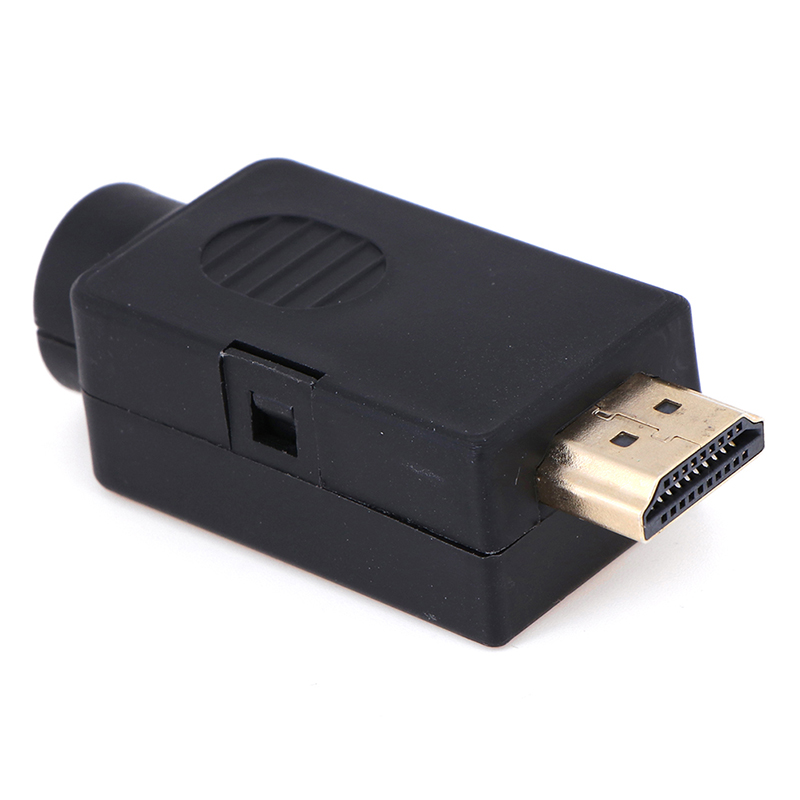 Đầu Kết Nối Hdmi Male 19p Không Hàn Kèm Vỏ Bảo Vệ