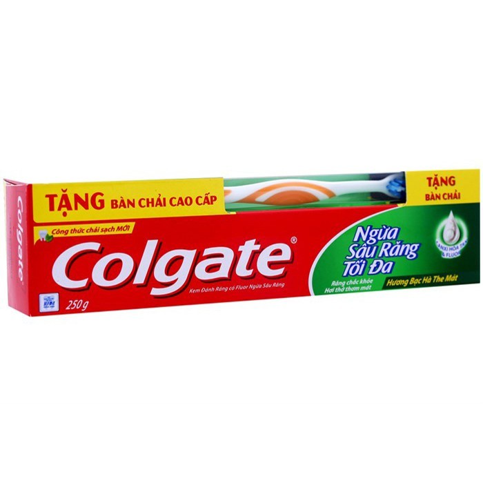 (Tặng Bàn chải cao cấp) Kem Đánh Răng Colgate 180g/ 230g-Hương Trà Xanh