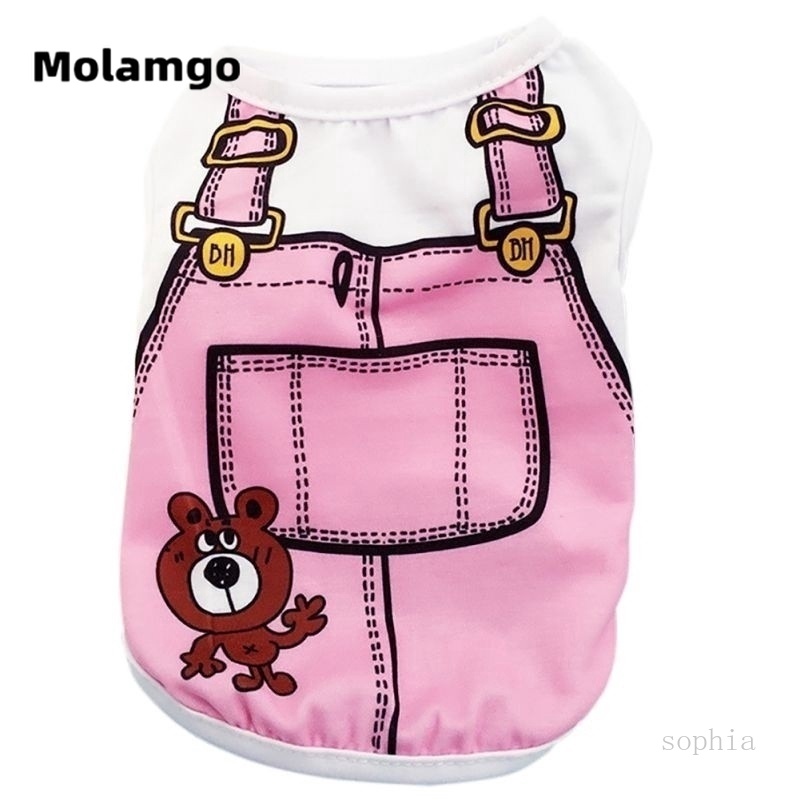 Áo Cotton Thời Trang Xuân Hè Xinh Xắn Dành Cho Thú Cưng