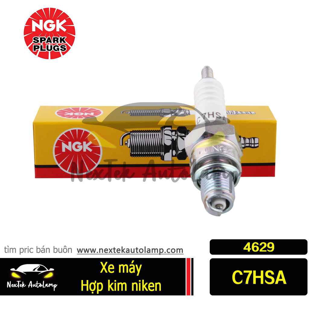 NGK Xe Máy Niken Hợp Kim Bugi C7HSA 4629 (10 Miếng/gói)