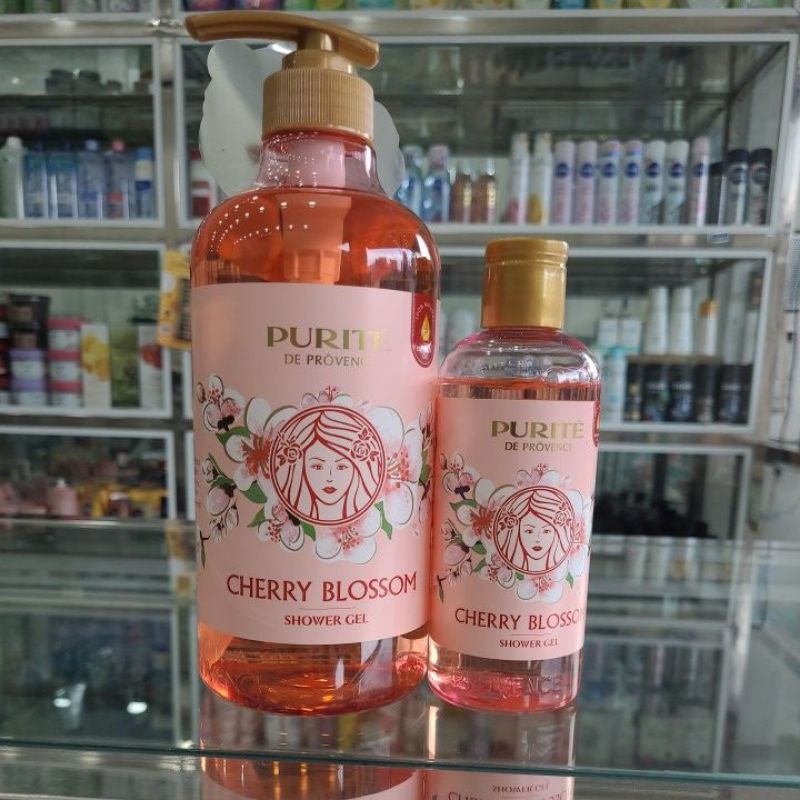 Combo Sữa tắm Purite Cherry Blossom 850ml + 250ml