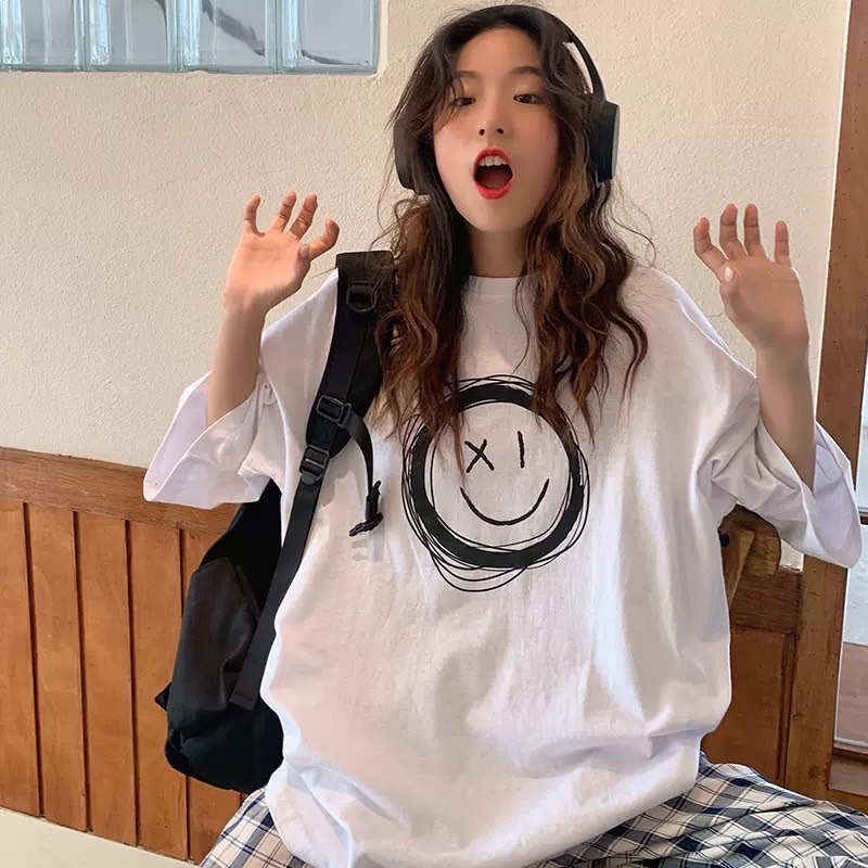 Áo thun phông nam nữ PINK tay lỡ form rộng XI Unisex