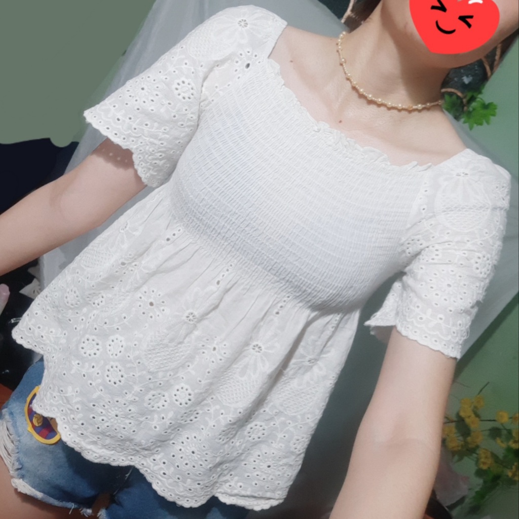 Áo xô baby doll dễ thương 2hand