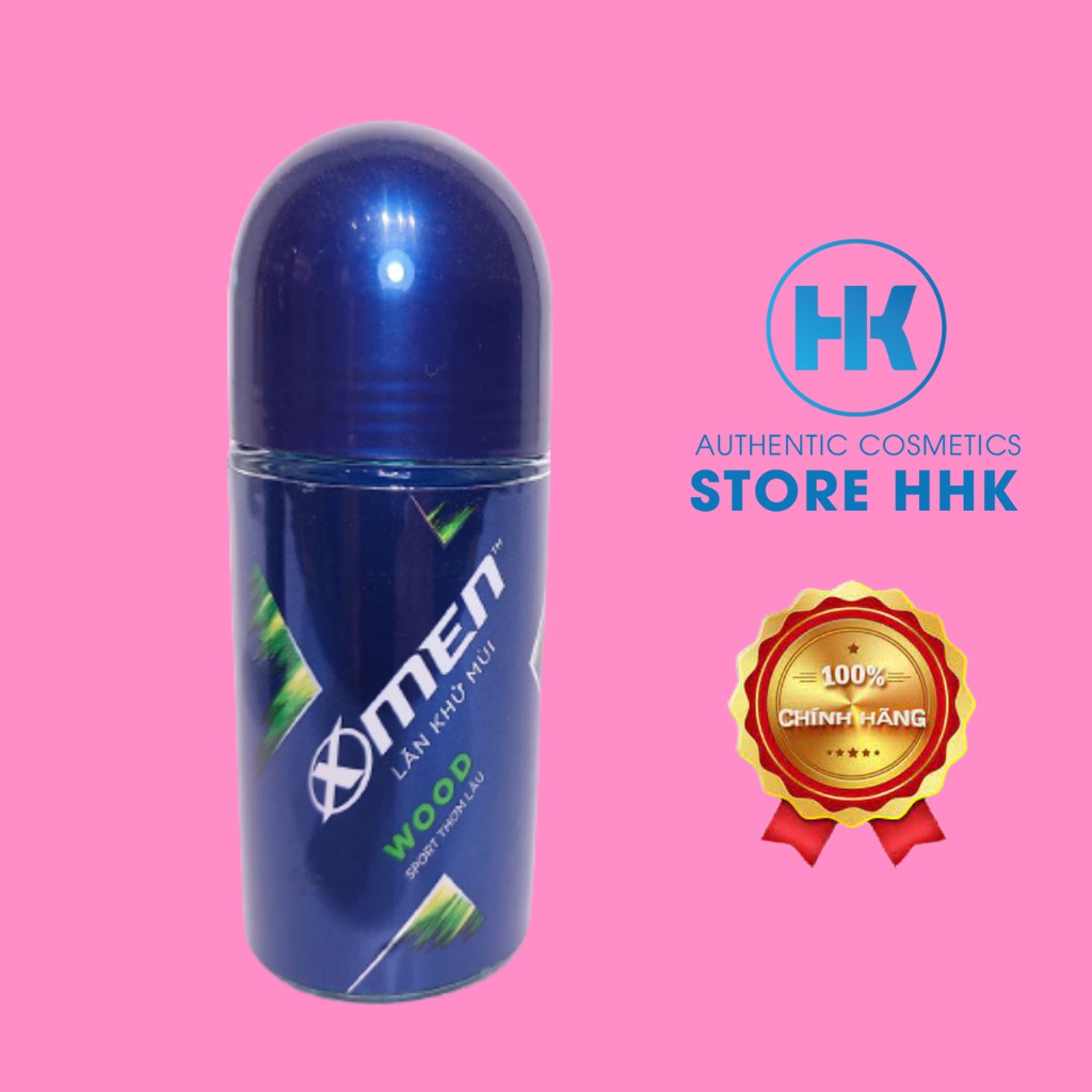 Lăn khử mùi XMen Wood Sport thơm lâu 50ml (Chính Hãng)