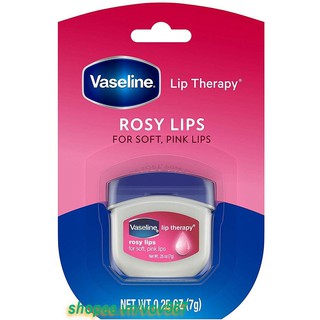 Dưỡng môi Vaseline 7g Lip Therapy - Rosy 100% chính hãng.