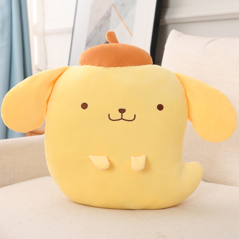 Bộ Chăn Gối Hình Thú Nhồi Bông Sanrio Melody Cinnamon Dog Kulomi Nhật Bản Thích Hợp Làm Quà Tặng Sinh Nhật Cho Bé