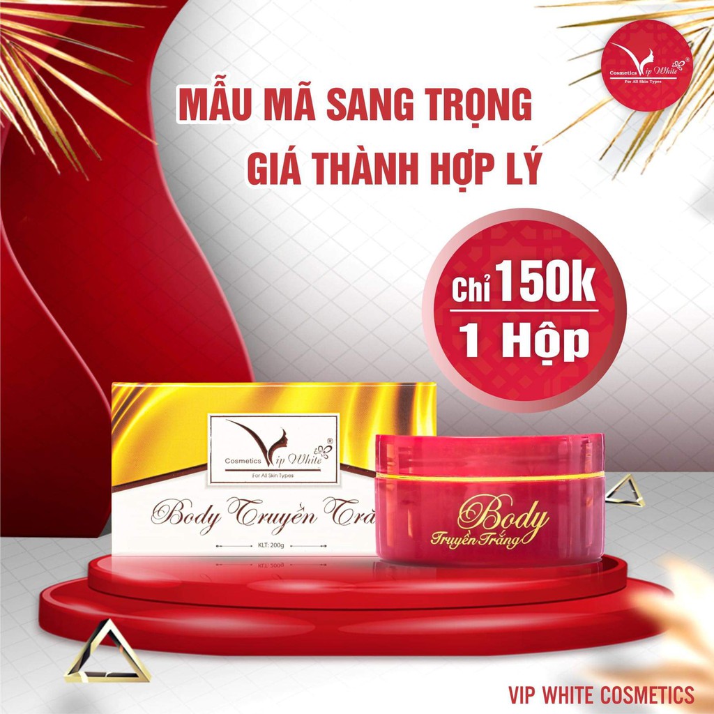 Kem dưỡng trắng body VIP WHITE - Phiên bản Thượng lưu