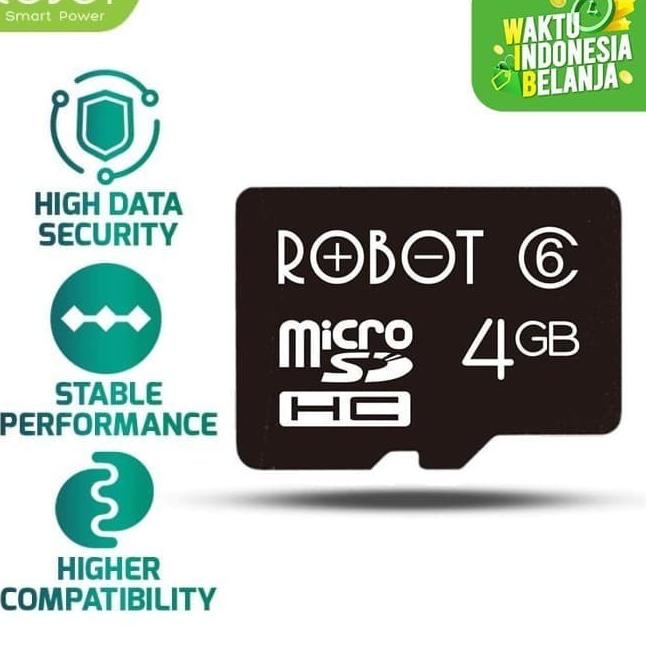 √ √➚ Thẻ nhớ MicroSD ROBOT 32GB Class 10 4GB