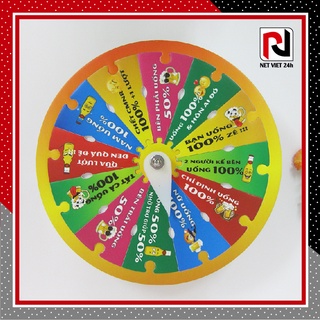 Vòng Quay Ăn Nhâu, Trò chơi giải trí hấp dẫn, phù hợp cho các buổi tiệc, sự kiện, hoạt động nhóm