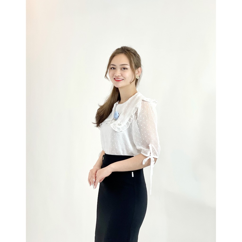 [Mã WASTUP giảm 10% tối đa 30K đơn 99K] Áo sơ mi nữ Thiết Kế Voan Tơ Tay Lỡ EMVY- H12 | BigBuy360 - bigbuy360.vn