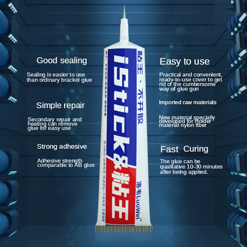Keo dán điện thoại iStick 50ml (2 màu: Đen, trắng)