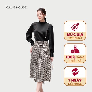 Chân Váy tia chéo thời trang công sở Calie house CV33
