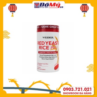 Viên uống giảm nguy cơ tim mạch weider red yeast rice plus 240 viên
