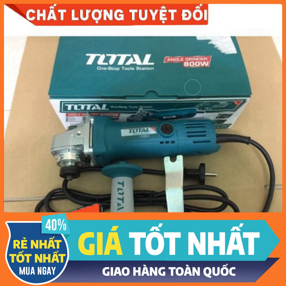 Máy Mài Góc 800W TOTAL TG1081006 -100mm [bảo hành chính hãng]