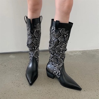 [Order] Boot cao bồi hoạ tiết