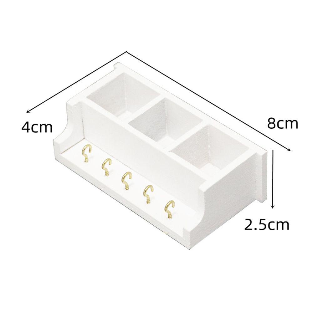 Mô Hình Kệ Bếp Mini Màu Trắng Dùng Trang Trí Độc Đáo