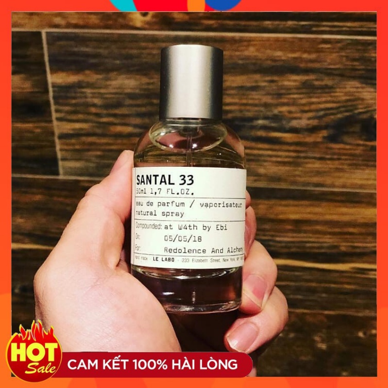 Nước Hoa Unisex, Dầu Thơm Le Labo Santal 33 100ml Hương Thơm Sang Trọng, Lịch Lãm